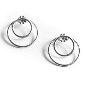 NEW Birds N Bones Eclipse Earrings Sterling Silver